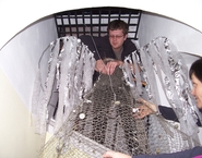 UM - andělé - instalace výstavy (1.12.)