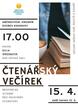 Čtenářský večírek (15.4.)